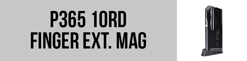 P365 10rd Finger Ext. Mag
